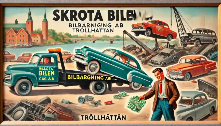 Skrota bilen i Trollhättan och gör en insats för miljön